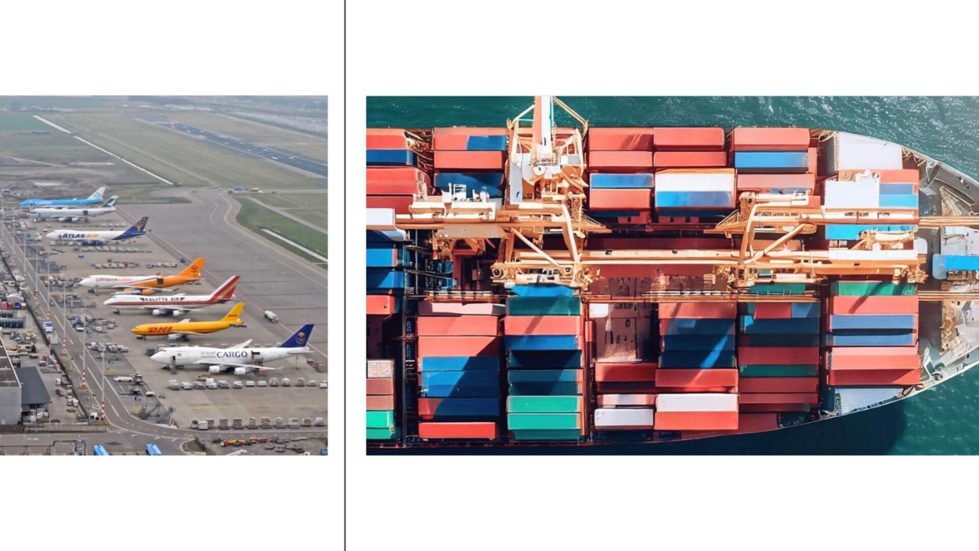 Cước biển tăng cuối năm, cước hàng không hạ nhiệt