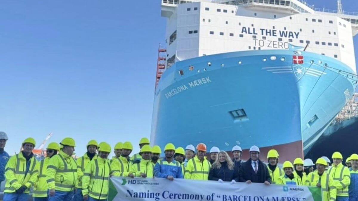 Barcelona Mærsk khép lại loạt tàu methanol chiến lược