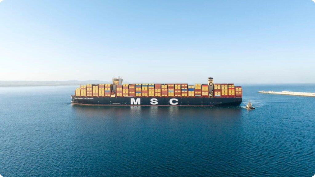 MSC điều chỉnh cước tuyến Viễn Đông – Âu và Địa Trung Hải