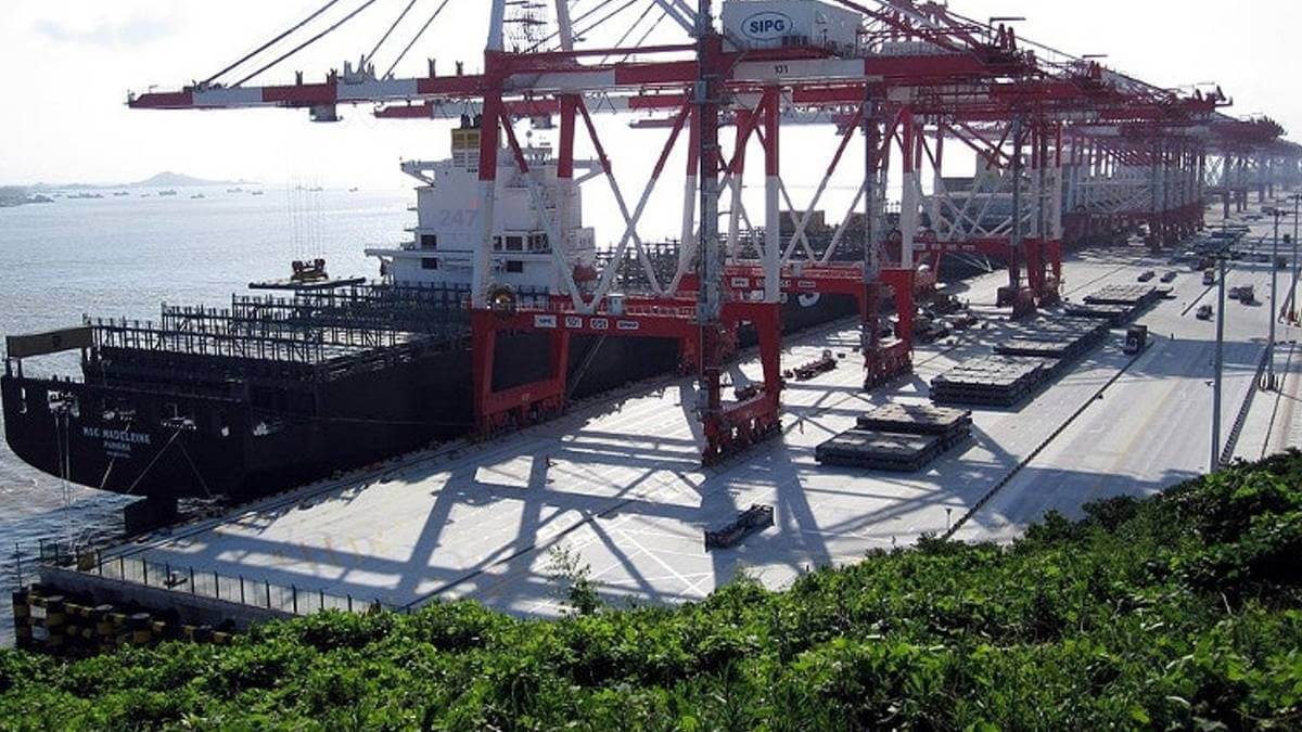 Cước container Thượng Hải đảo chiều tăng