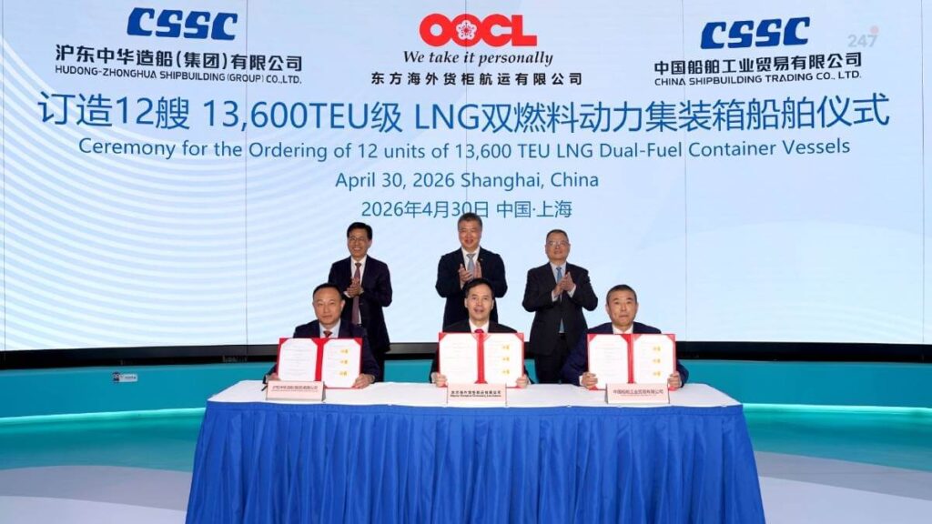 OOCL đầu tư 12 tàu LNG, tăng tốc đa nhiên liệu