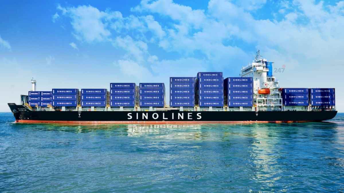 Tàu container mới của Sinolines trong kế hoạch đóng mới 12 tàu tích hợp công nghệ vận hành thông minh tại Trung Quốc