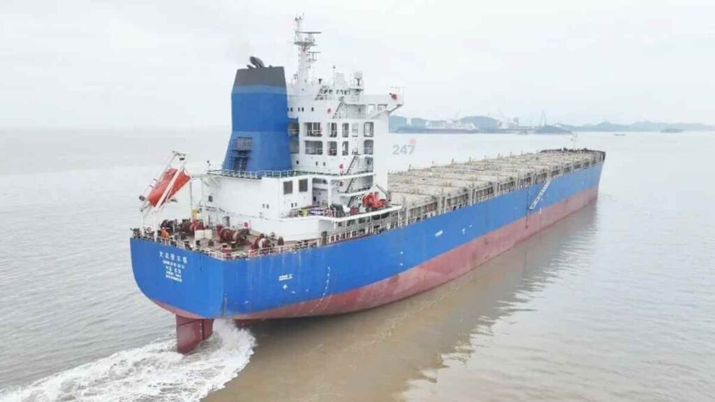 Trung Quốc Hoàn Tất Hoán Cải Tàu Hàng Rời 80.000 DWT Thành Tàu Container
