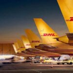 Máy bay chở hàng DHL tại sân bay Cincinnati