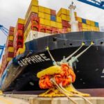 Tàu container tại cảng JAXPORT trong mạng lưới châu Á của ZIM và MSC