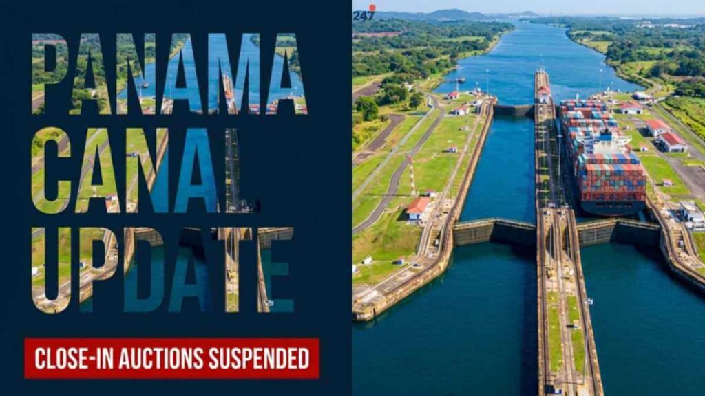Kênh đào Panama tạm dừng đấu giá suất quá cảnh cận ngày