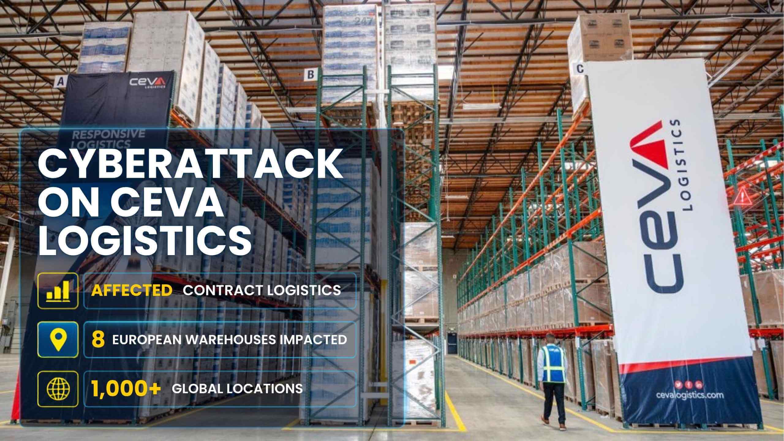 Kho CEVA Logistics minh họa vụ tấn công mạng làm gián đoạn hoạt động tại châu Âu
